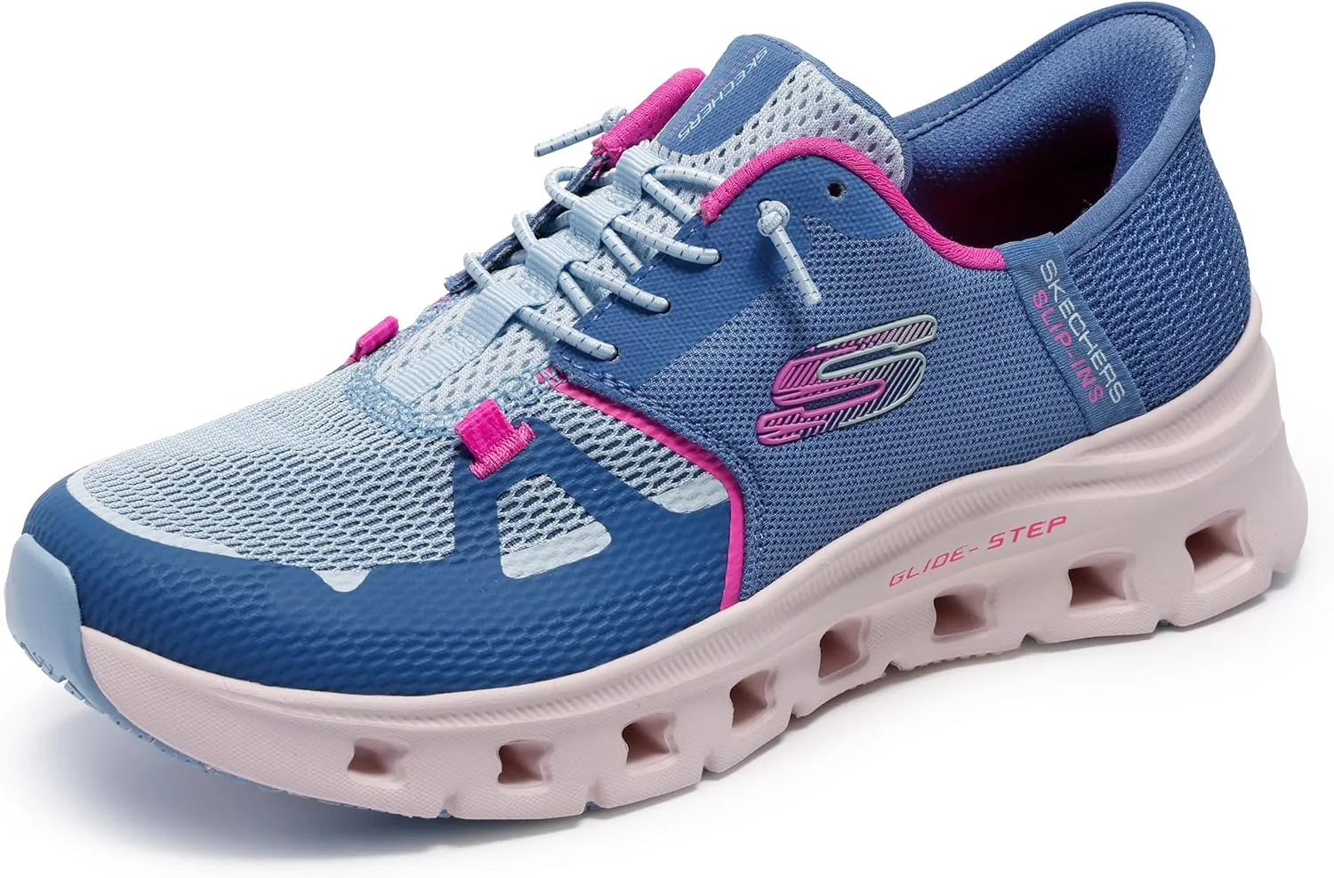 Skechers Women's Glde Step Pro Sr Edrura Hands Freee Bungee Health Care Professional Shoe