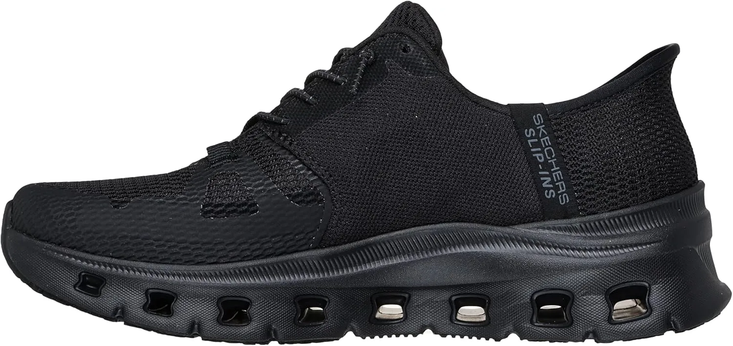 Skechers Women's Glde Step Pro Sr Edrura Hands Freee Bungee Health Care Professional Shoe