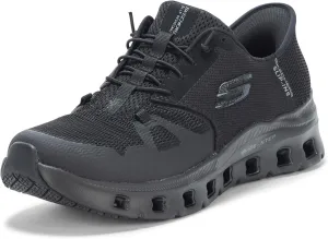 Skechers Women's Glde Step Pro Sr Edrura Hands Freee Bungee Health Care Professional Shoe