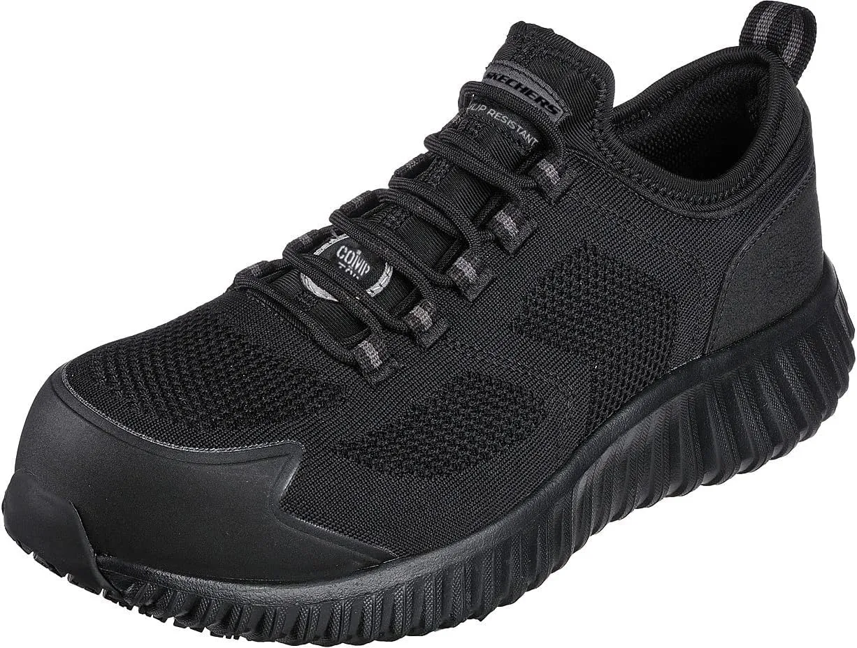 Skechers Work Cicades-Rhettle, Men's, Comp Toe SD, Low Athletic, Work Shoe
