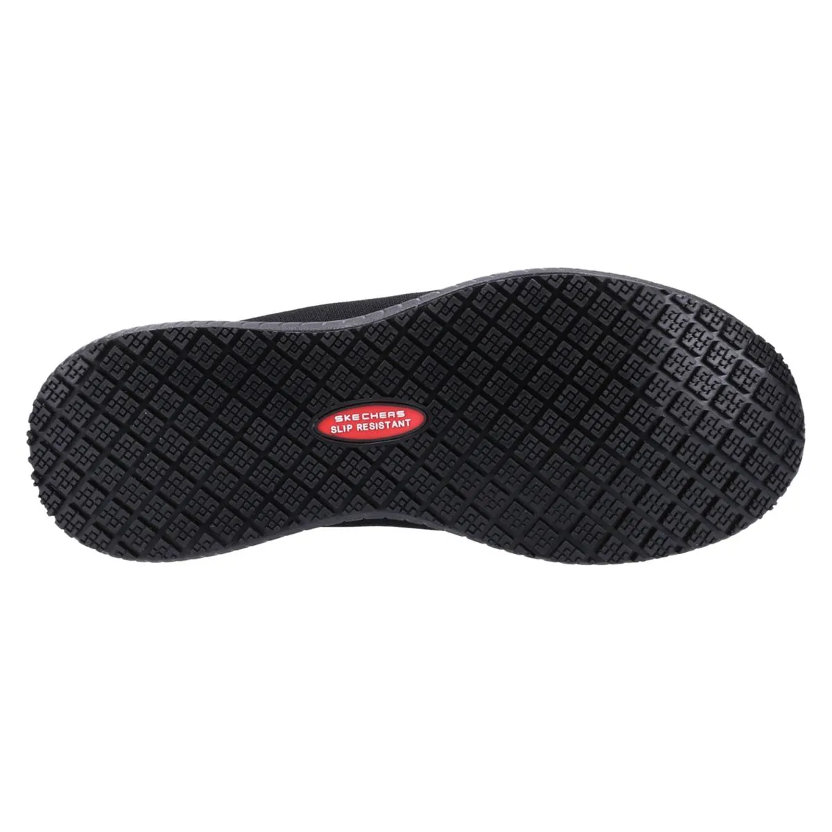 Skechers Workwear Squad Sr Wide Slip Resistant Occupational Shoe Black