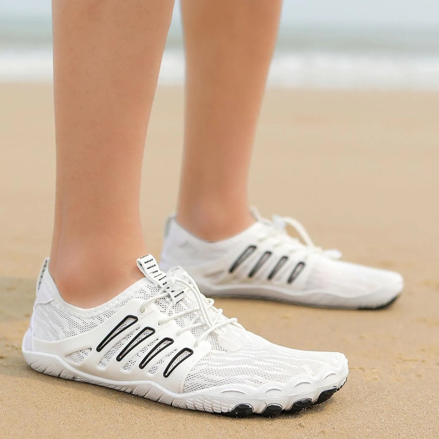 Smoneyful Hike Barefoot Shoes for Women Men, Breathable, Non-Slip Athletic Footwear, Wide Toe Water Shoes, Grounding Shoes and Grounding Barefoot Shoes for Barefoot Womens