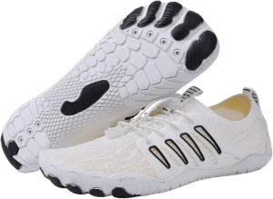 Smoneyful Hike Barefoot Shoes for Women Men, Breathable, Non-Slip Athletic Footwear, Wide Toe Water Shoes, Grounding Shoes and Grounding Barefoot Shoes for Barefoot Womens