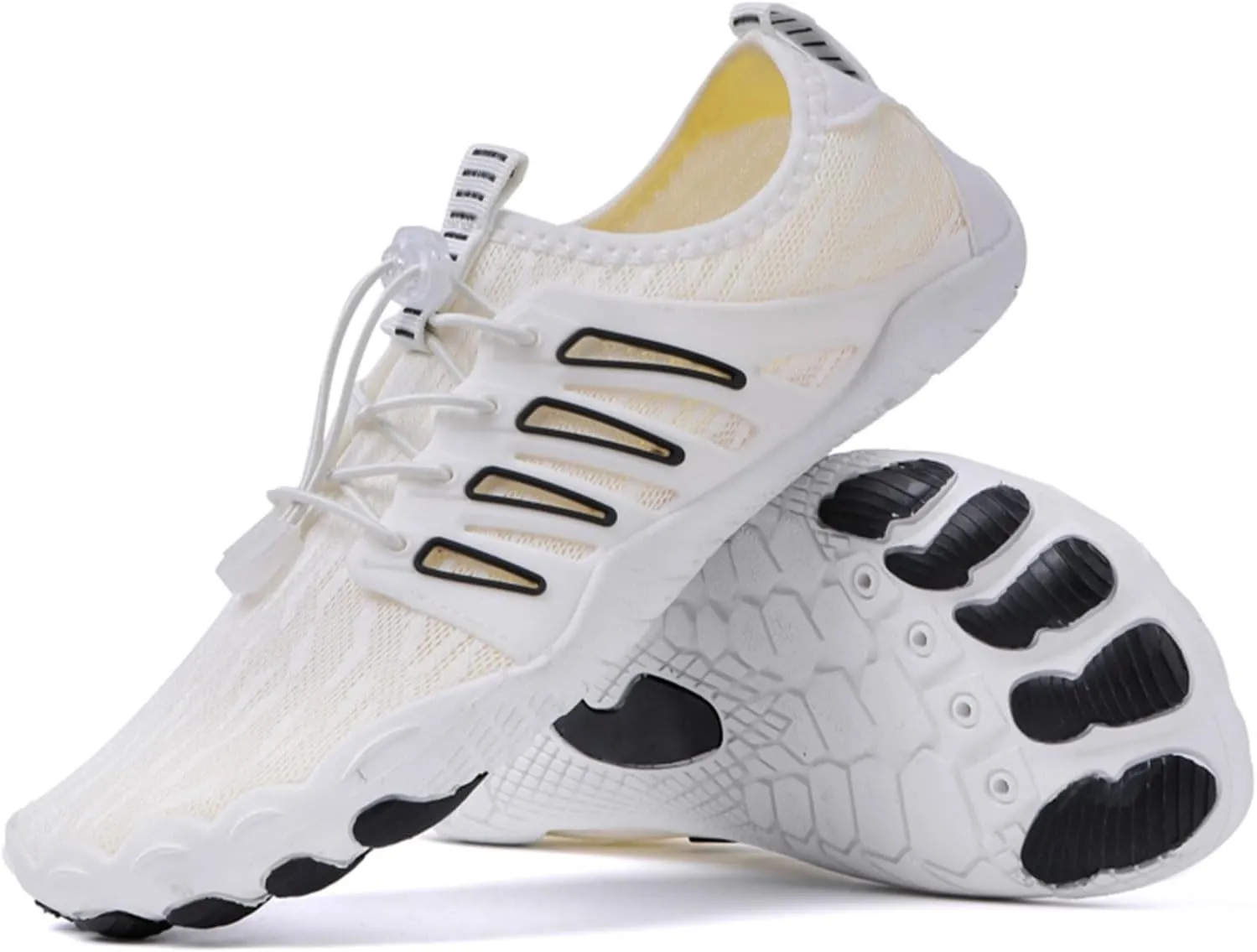 Smoneyful Hike Barefoot Shoes for Women Men, Breathable, Non-Slip Athletic Footwear, Wide Toe Water Shoes, Grounding Shoes and Grounding Barefoot Shoes for Barefoot Womens