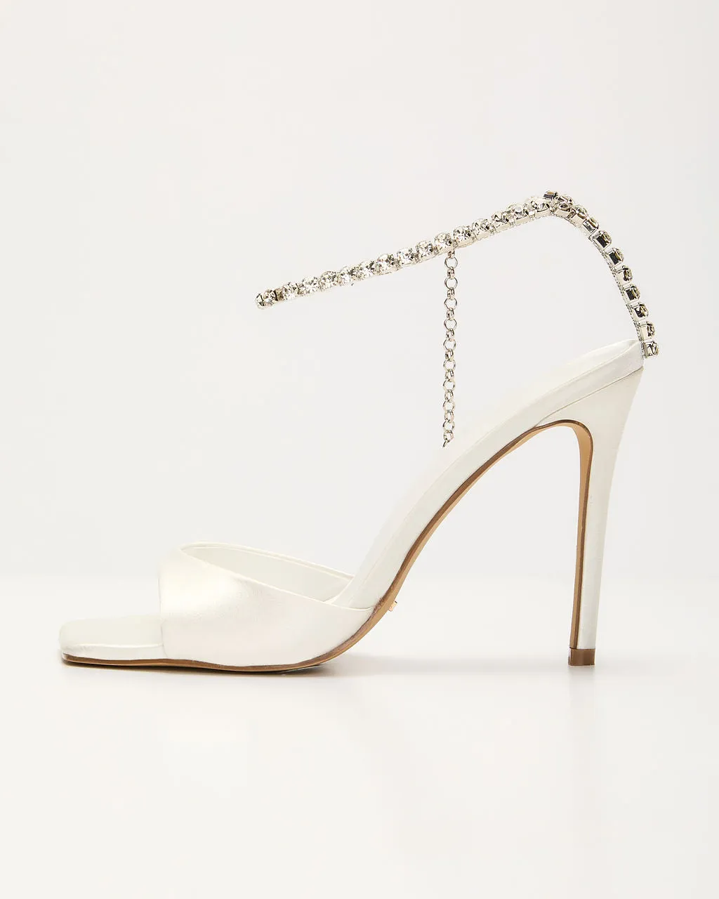 Special Moment Rhinestone Strap Heels
