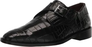 STACY ADAMS Men's Rapino Plain Toe Monk Strap Loafer