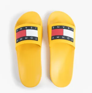 Tommy Hilfiger TJ POOL SLIDES Mens Slides Warm Yellow