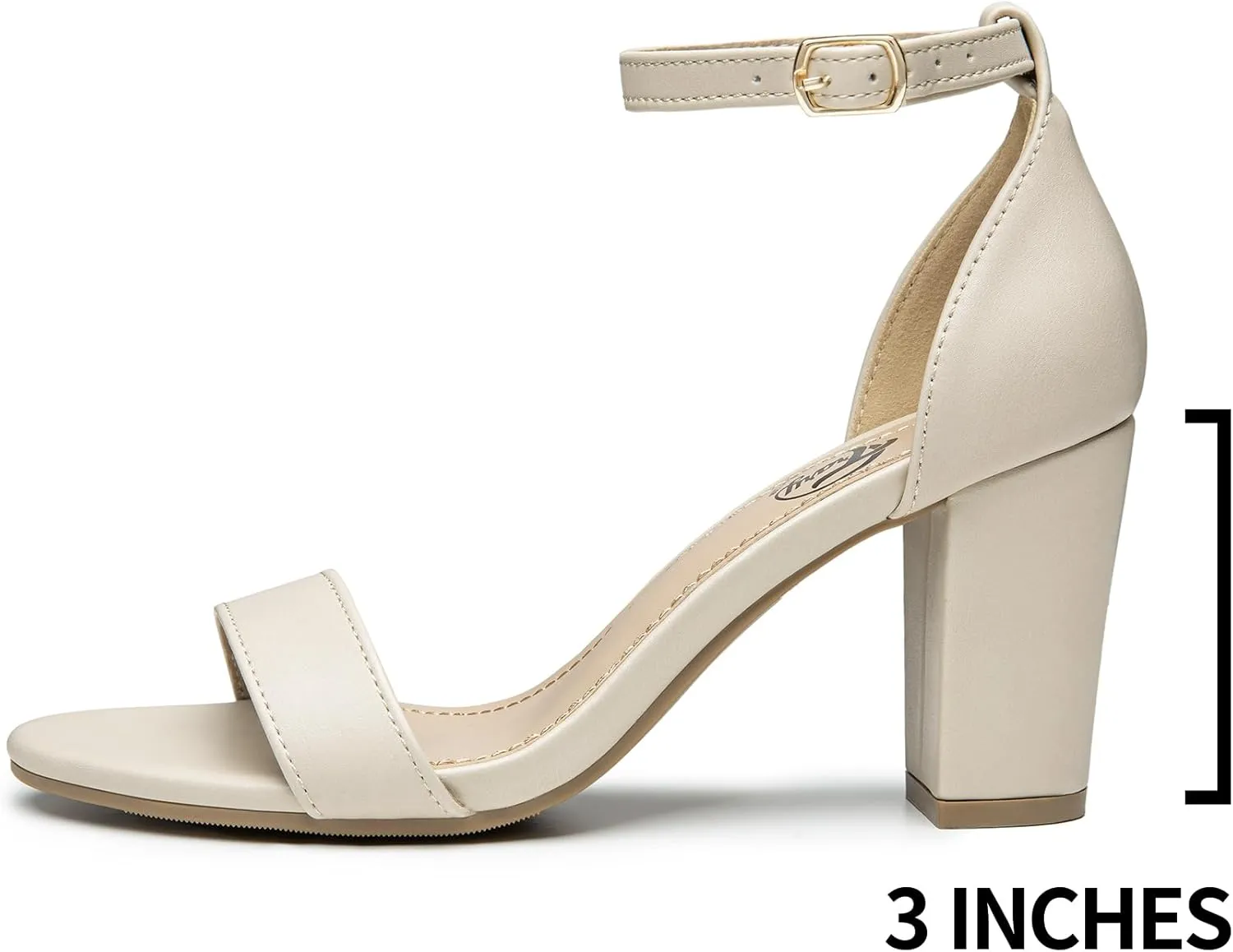 Trary Wedding Shoes for Bride, Heels for Women, Rubber Sole and Insole Provide Excellent Cushion