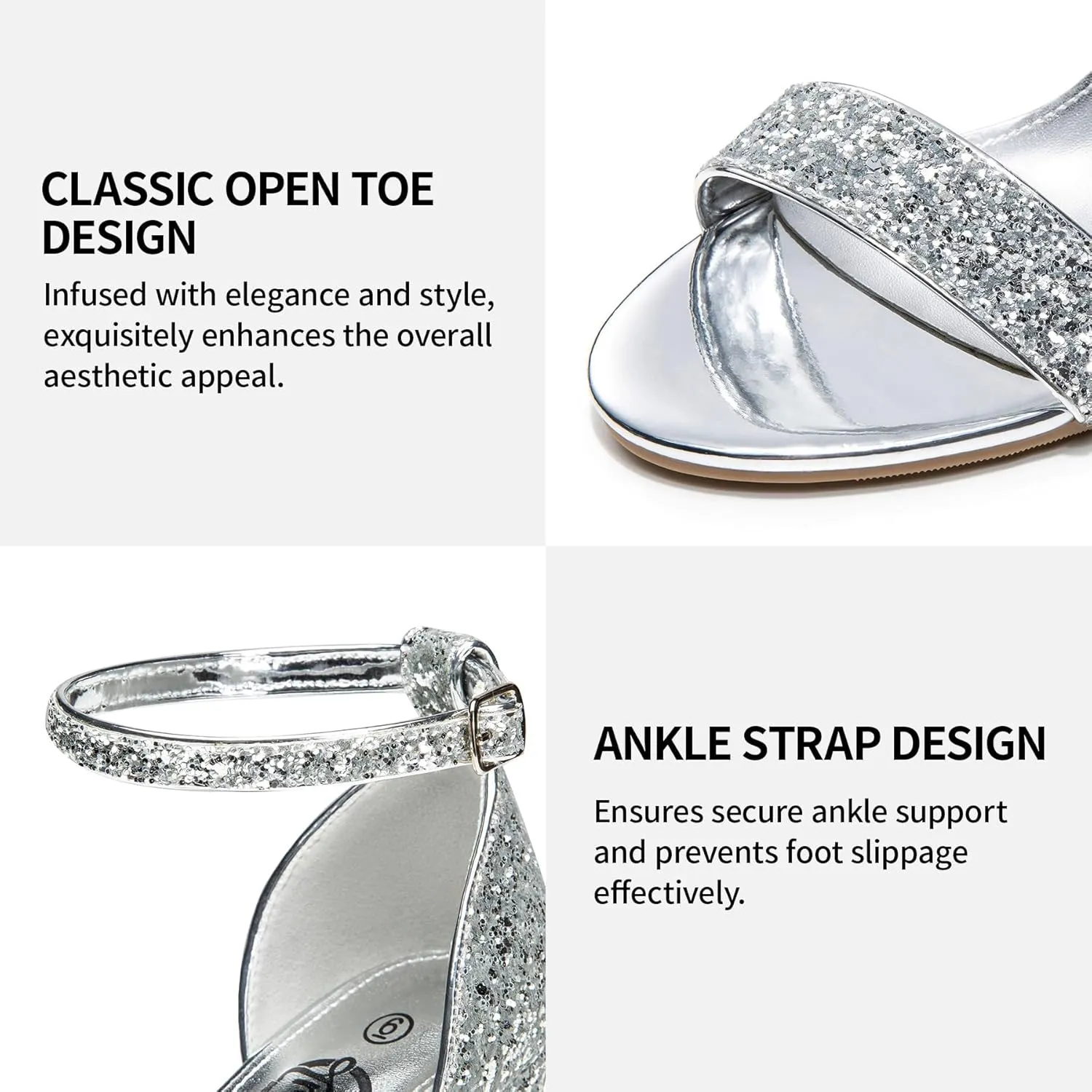Trary Wedding Shoes for Bride, Heels for Women, Rubber Sole and Insole Provide Excellent Cushion