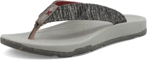Twisted X Women's Sandal, Round Toe, Dark Grey, 9 M