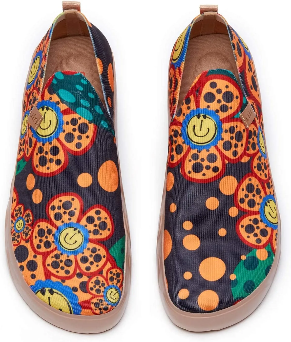 UIN Women's Art Painted Travel Shoes Slip On Casual Loafers Lightweight Comfort Fashion Sneaker Fuerteventura