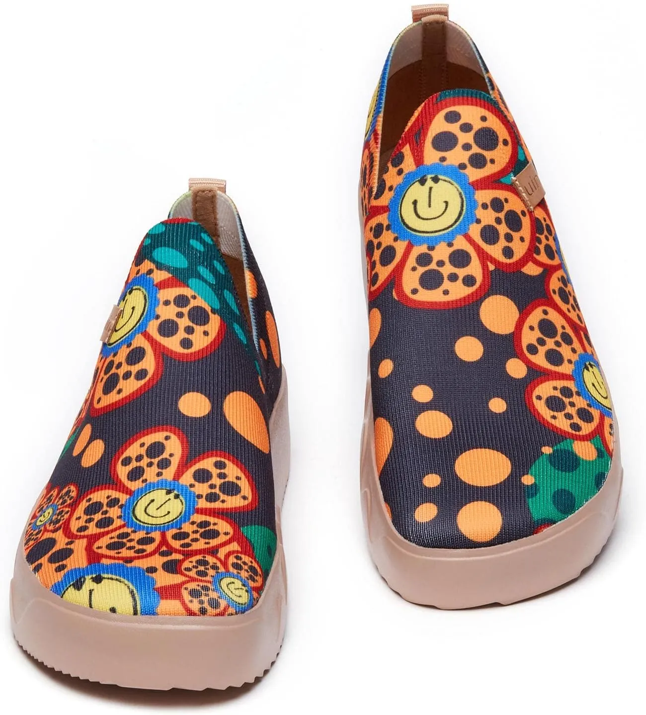 UIN Women's Art Painted Travel Shoes Slip On Casual Loafers Lightweight Comfort Fashion Sneaker Fuerteventura