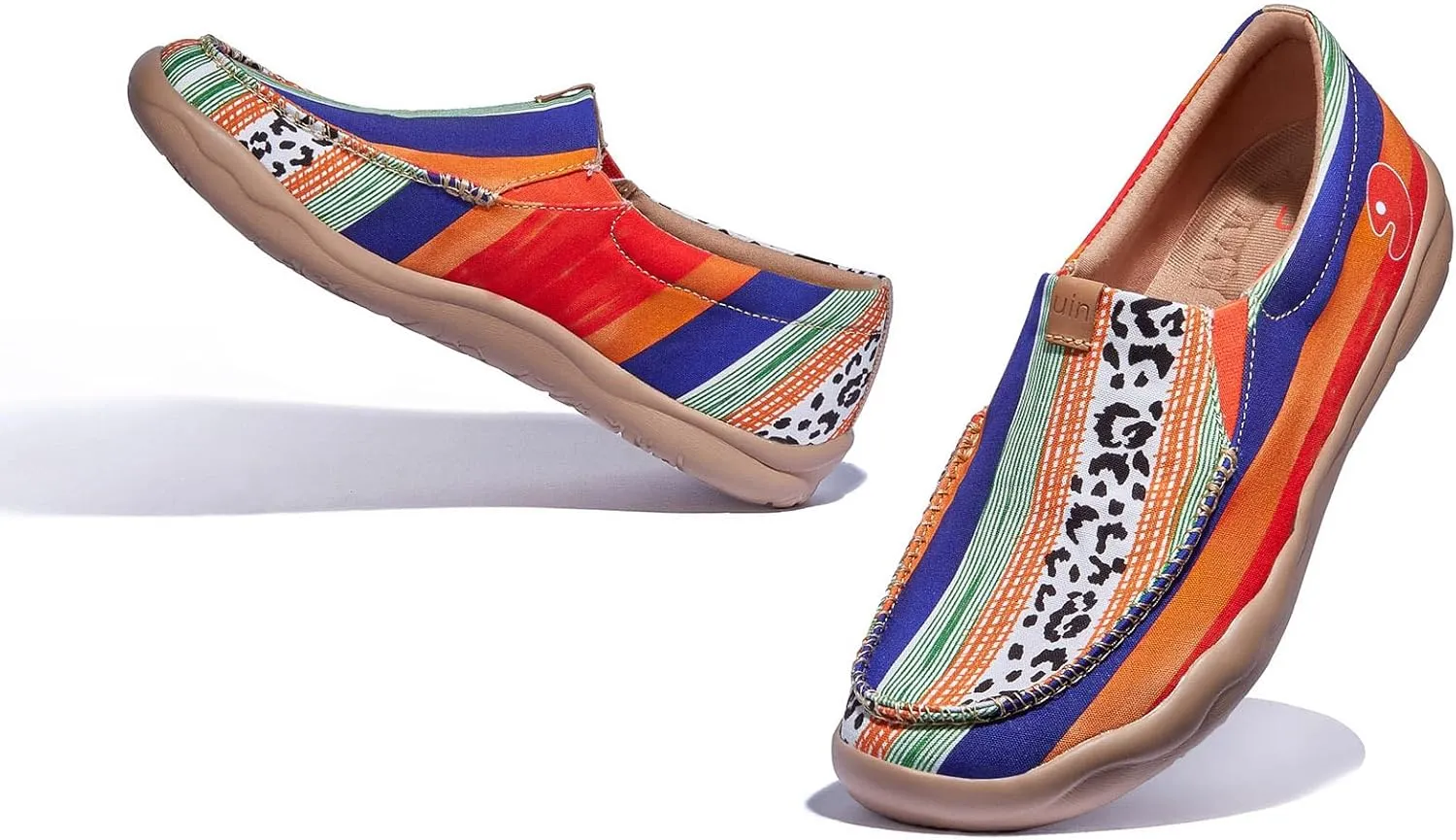 UIN Women's Art Travel Shoes Slip On Casual Loafers Lightweight Comfort Fashion Sneaker Nerja