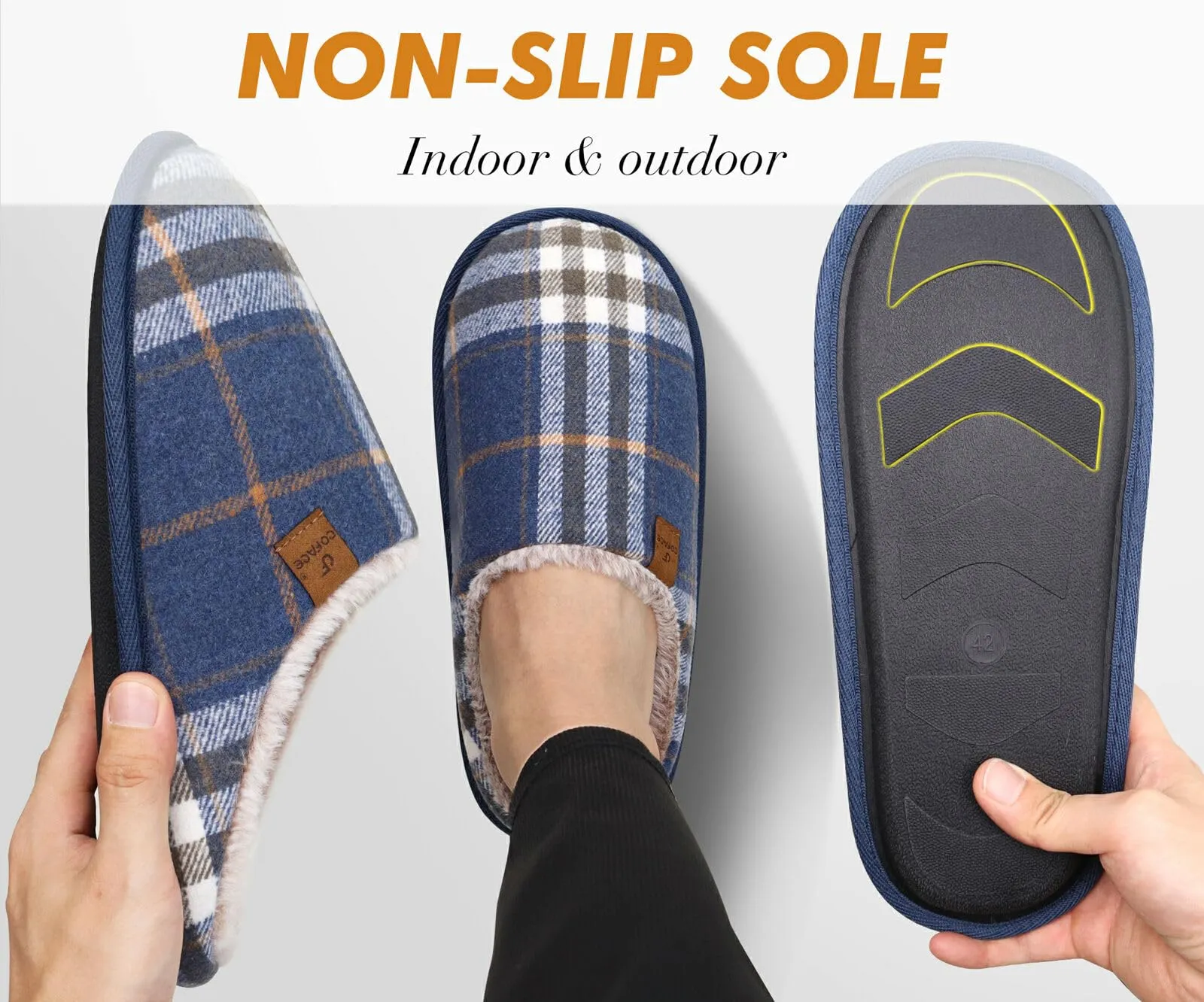 Unisex Foam 9 Shoes Customer endorsements On Slip Cozy Scuff COFACE Daily special House Casual Memory Slippers Warm