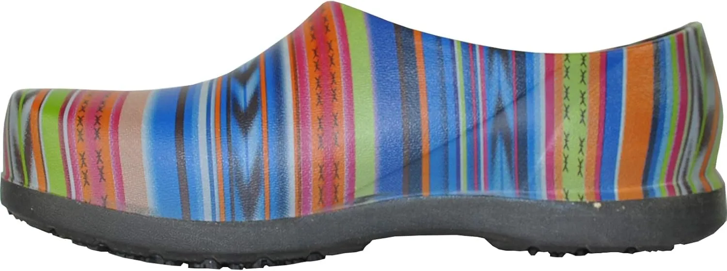 VANGELO Professional Slip Resistant Clog Waterproof Men Work Nurse Shoe Chef Shoe Carlisle Black Lime White Multicolor