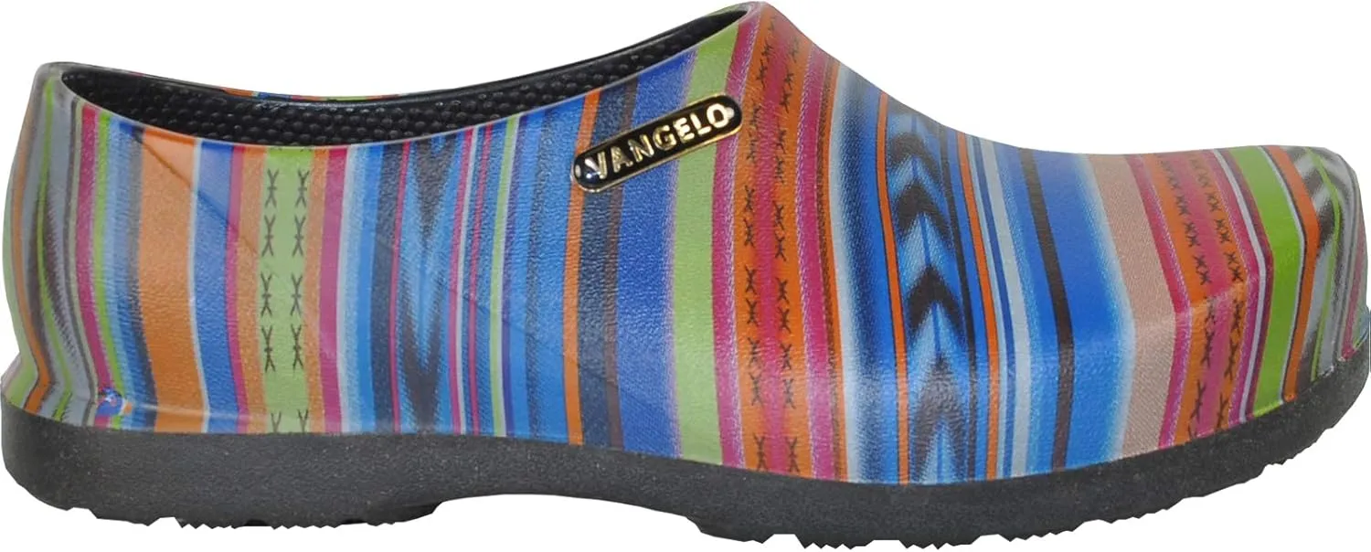 VANGELO Professional Slip Resistant Clog Waterproof Men Work Nurse Shoe Chef Shoe Carlisle Black Lime White Multicolor