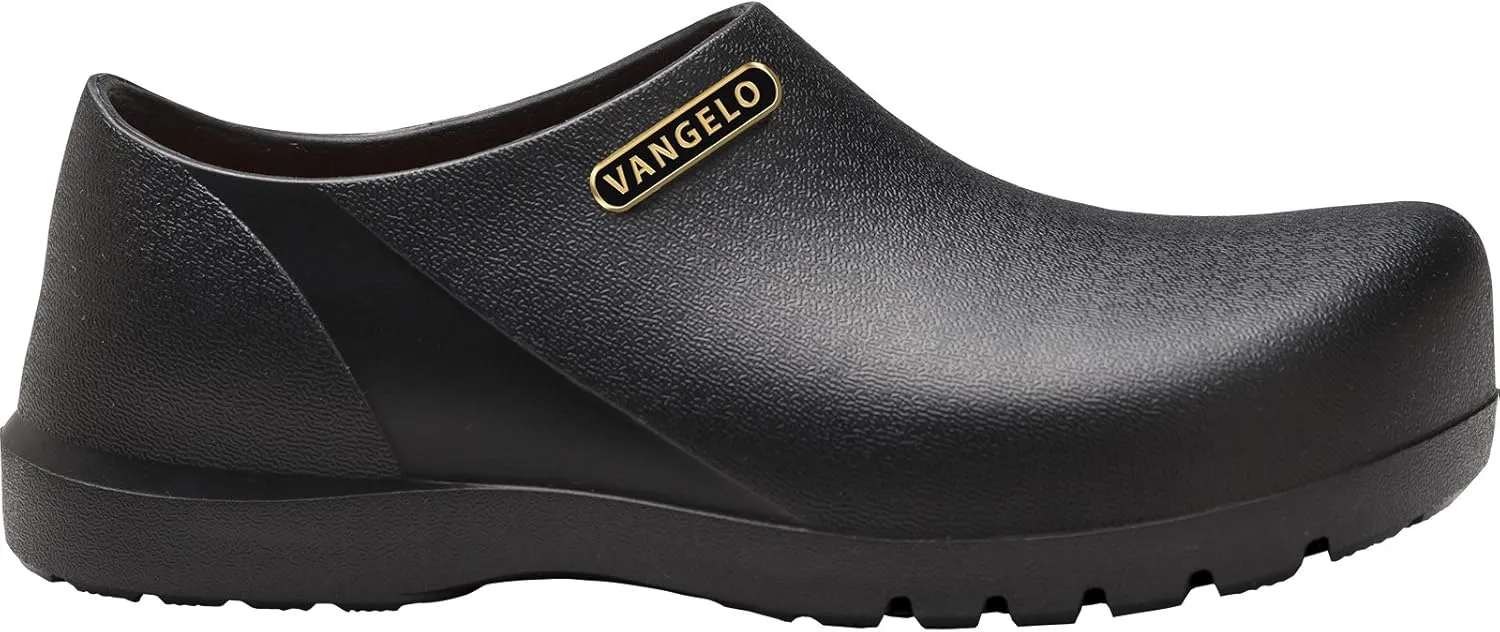 VANGELO Professional Slip Resistant Clog Waterproof Men Work Nurse Shoe Chef Shoe Carlisle Black Lime White Multicolor