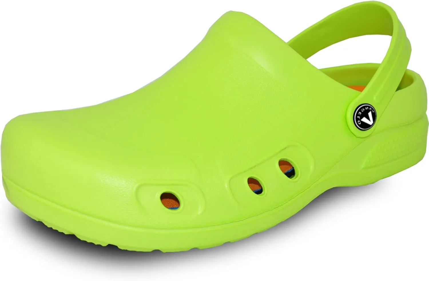 VANGELO Professional Slip Resistant Clog Waterproof Women Work Shoe Nurse Shoe Chef Shoe Ritz Black Lime White Multicolor