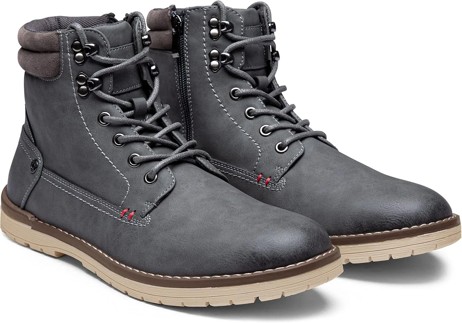 Vostey Men's Chukka Boots Motorcycle Casual Hiking Boot for Men