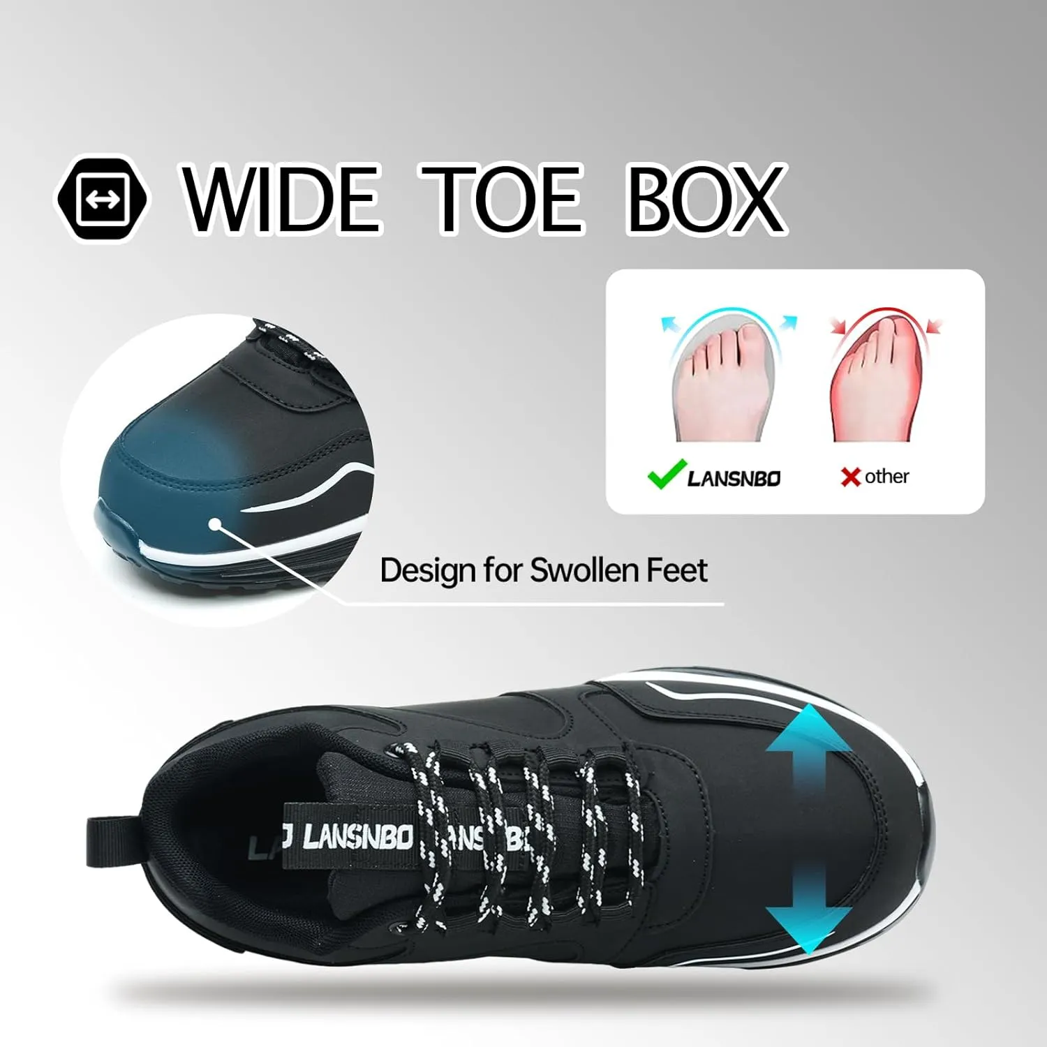 Waterproof Shoes for Women Wide Width Non Slip Sneakers for Work Chefs Food Service Water Resistant Walking Shoe Lightweight Slip Resistant Fashion Footwear for Nurse