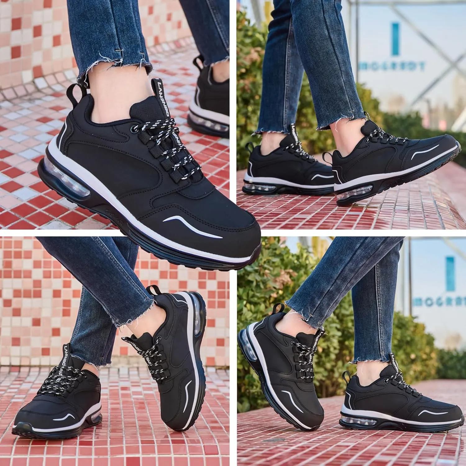 Waterproof Shoes for Women Wide Width Non Slip Sneakers for Work Chefs Food Service Water Resistant Walking Shoe Lightweight Slip Resistant Fashion Footwear for Nurse