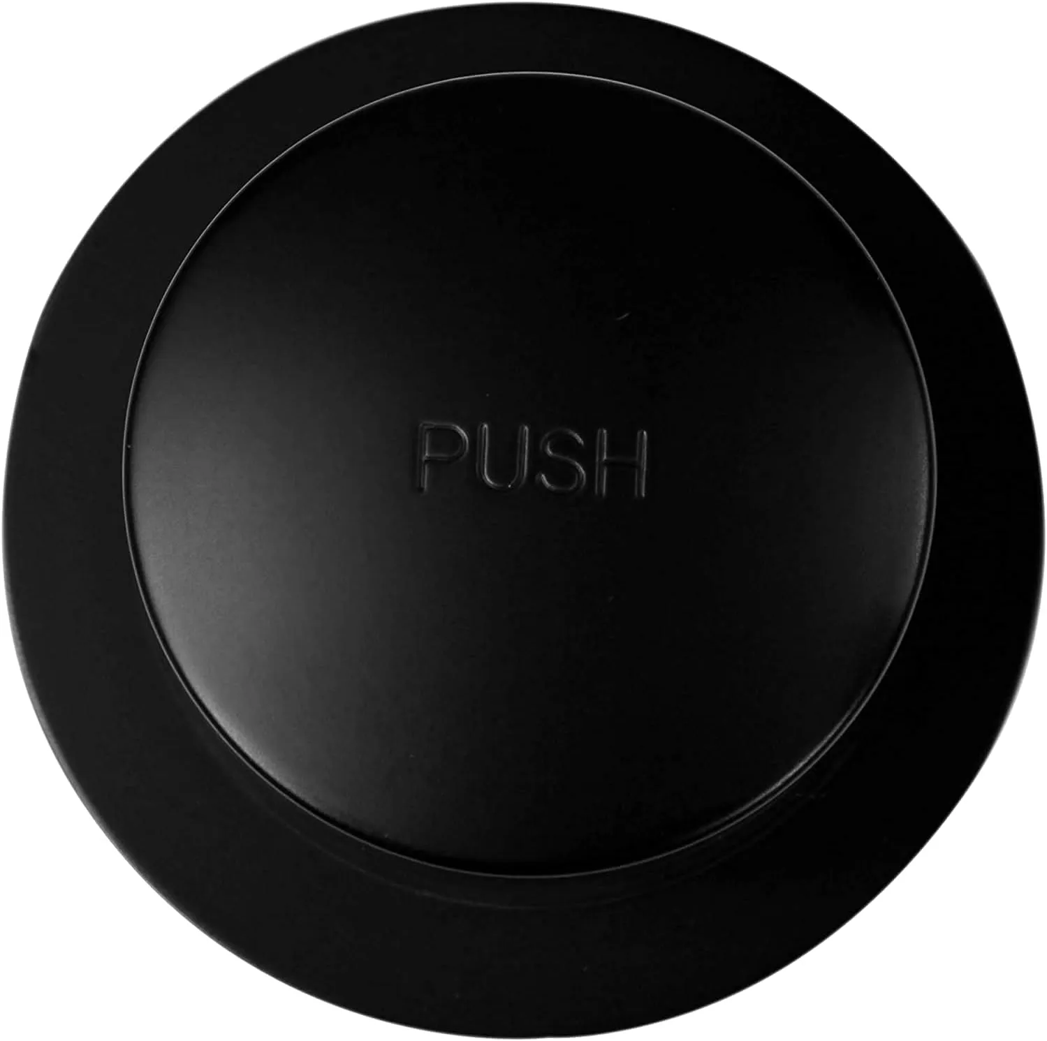 Westbrass 593144-4-62 14" Black Poly Tubular Bathtub Waste & Overflow Assembly with Tip-Toe Drain Plug and 2-Hole Faceplate, Matte Black (4-Pack)