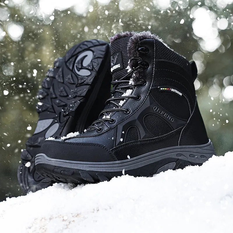 Wildking Men's High-Top Waterproof Hiking Work Boots 6.5