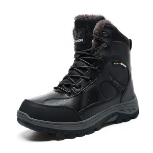 Wildking Men's High-Top Waterproof Hiking Work Boots 6.5