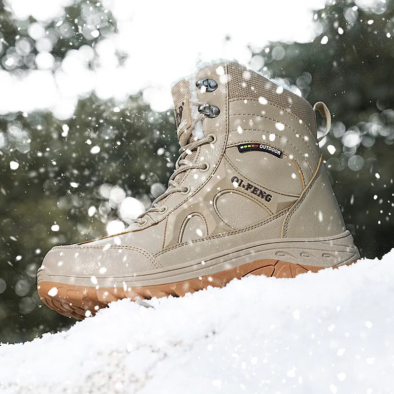 Wildking Men's High-Top Waterproof Hiking Work Boots 6.5