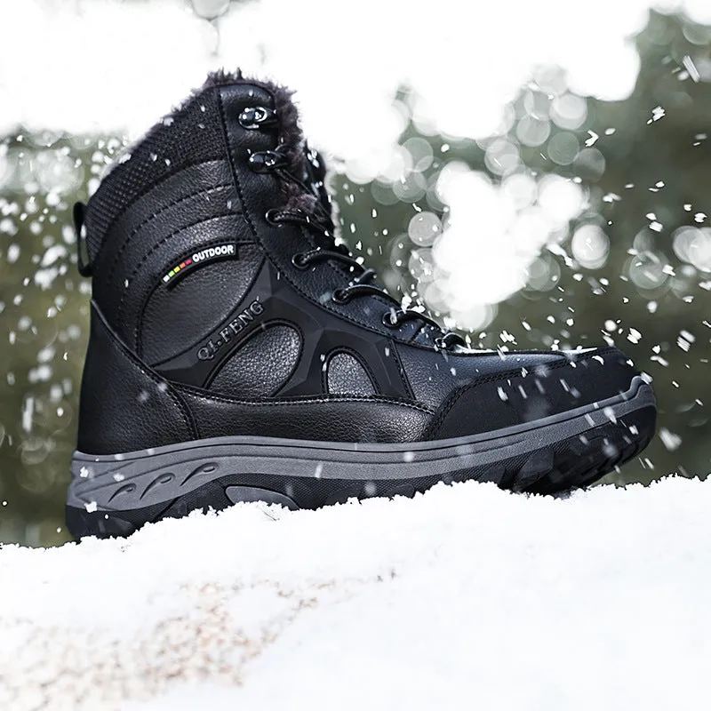 Wildking Men's High-Top Waterproof Hiking Work Boots 6.5
