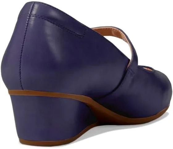 Women Wedge Heel Mary Janes Round Toe Ankle Strap Pumps Wedge Heels 2 inch Casual Wedged Mary Jane Shoes Matte Buckle Dress Wedges Sandals Office Ladies Wedding 4-11 M US