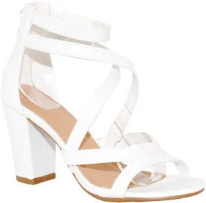 Women's Chunky Heel Ankle Strap Sandals