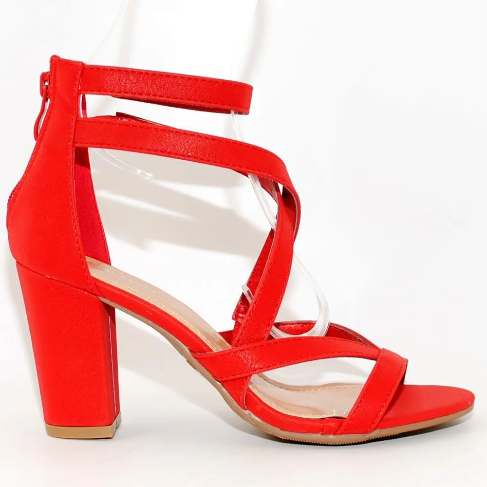 Women's Chunky Heel Ankle Strap Sandals