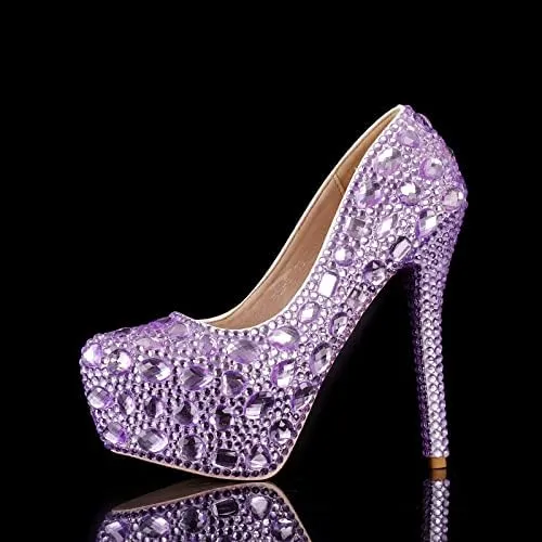 Womens Platform Chunky High Block Heels Ankle Strap Buckles Wedge Dress Pumps Fashion Shoes for Women's Pumps Blue Purple Black Party Dress Platform Heels