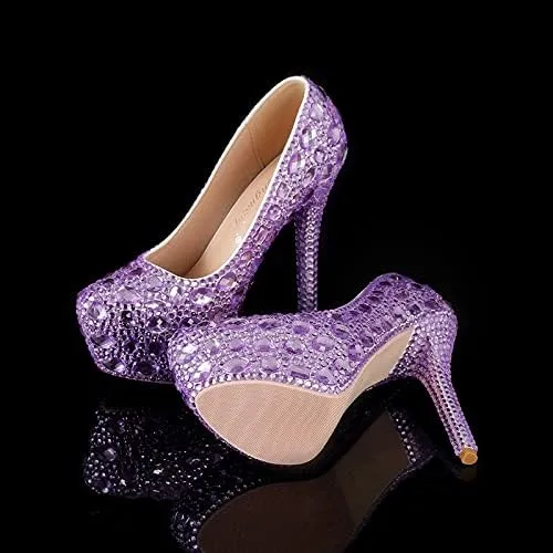 Womens Platform Chunky High Block Heels Ankle Strap Buckles Wedge Dress Pumps Fashion Shoes for Women's Pumps Blue Purple Black Party Dress Platform Heels