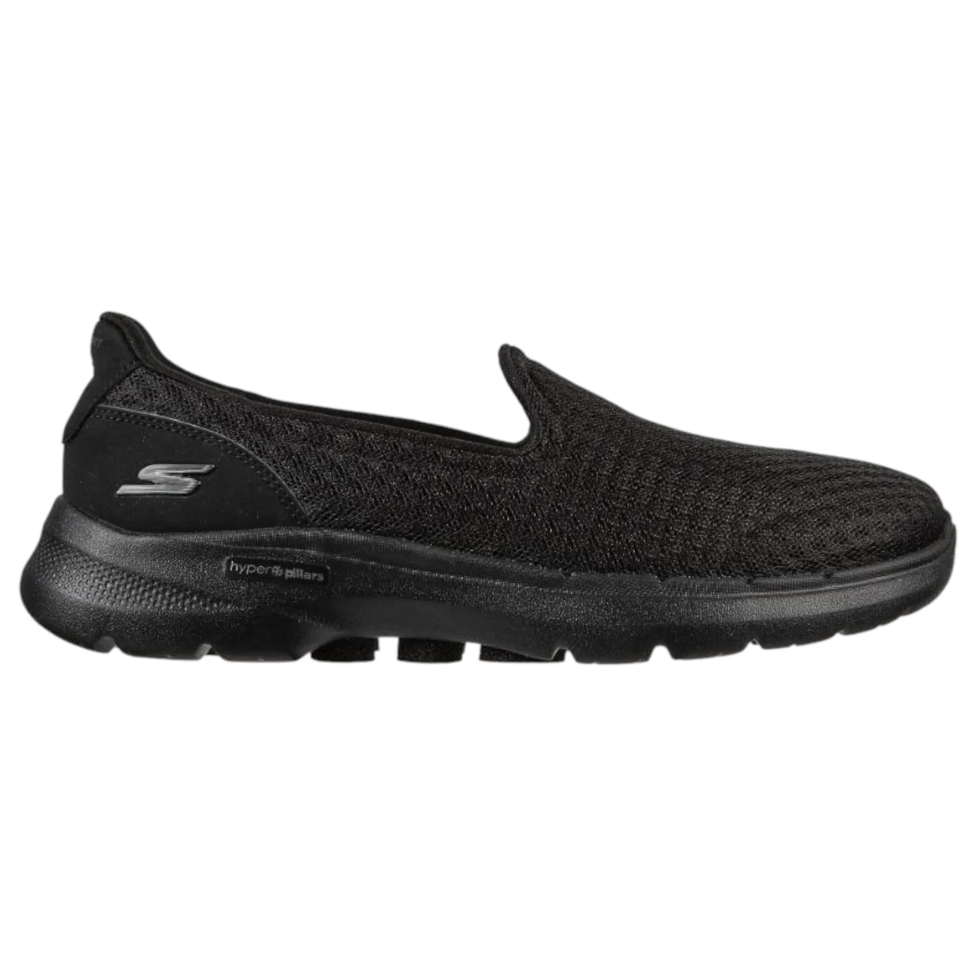 Womens Skechers Go Walk 6 - Big Splash Shoes Black/Black