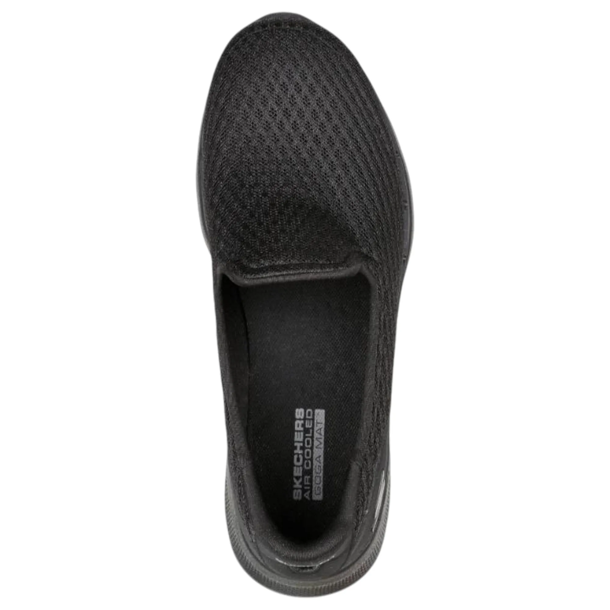 Womens Skechers Go Walk 6 - Big Splash Shoes Black/Black