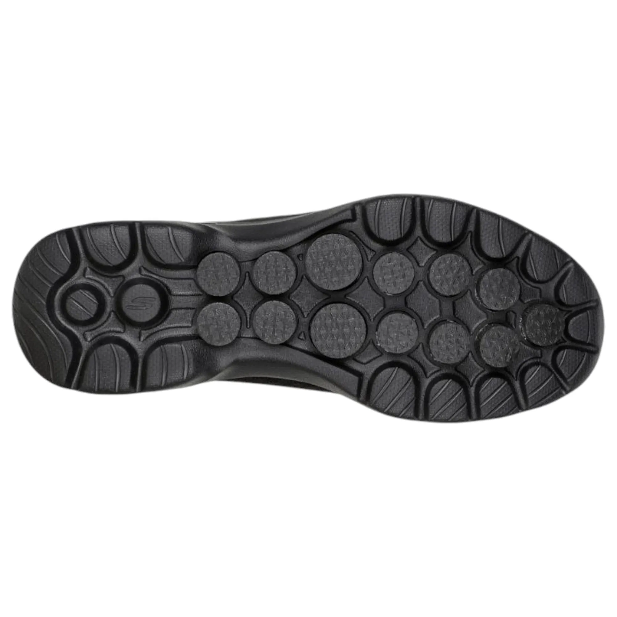 Womens Skechers Go Walk 6 - Big Splash Shoes Black/Black