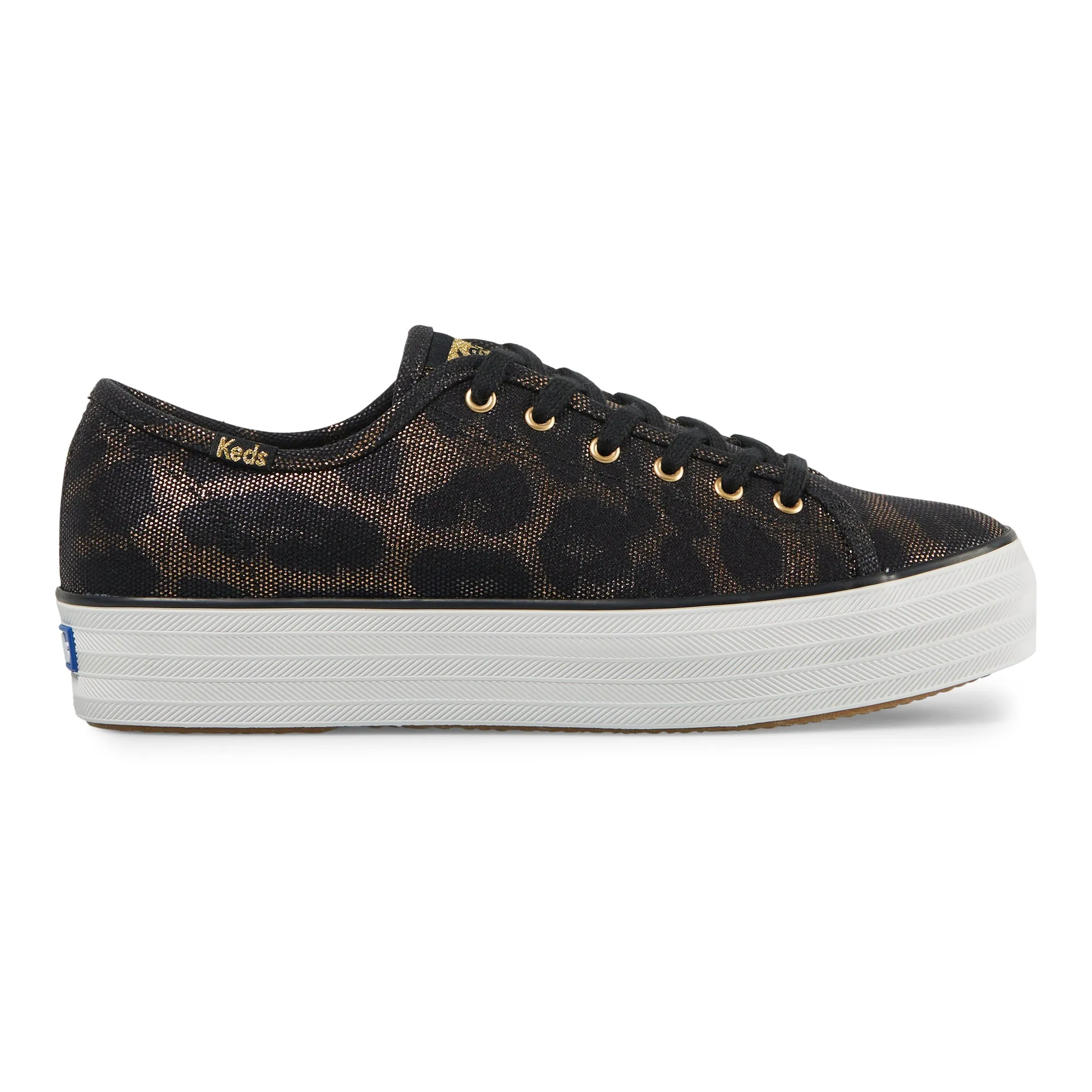 Women's Triple Kick Metallic Black Canvas