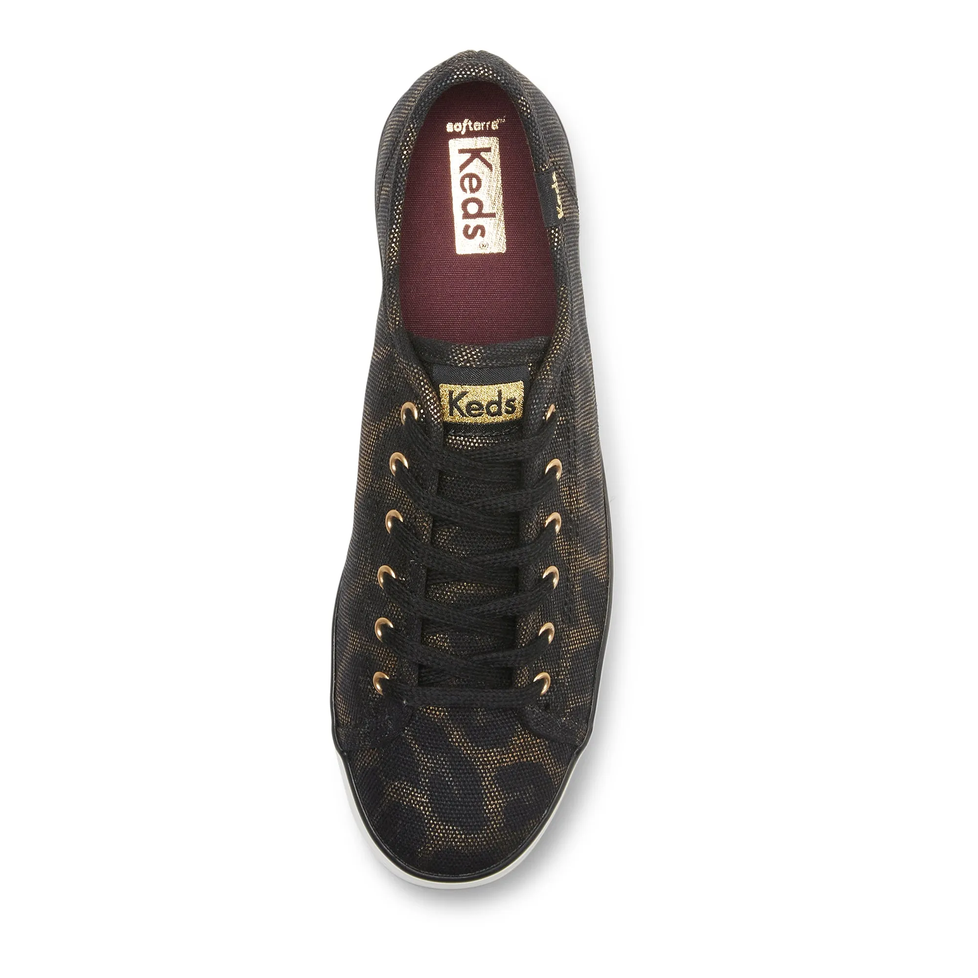 Women's Triple Kick Metallic Black Canvas