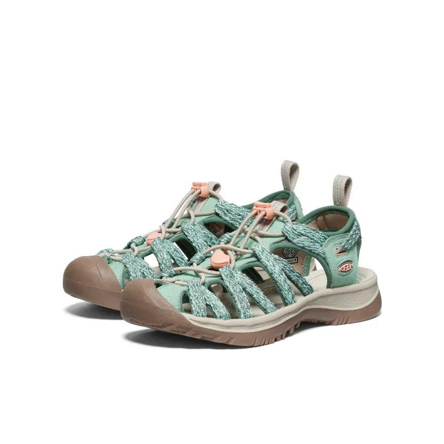 Women's Whisper - Granite Green/Peach Parfait