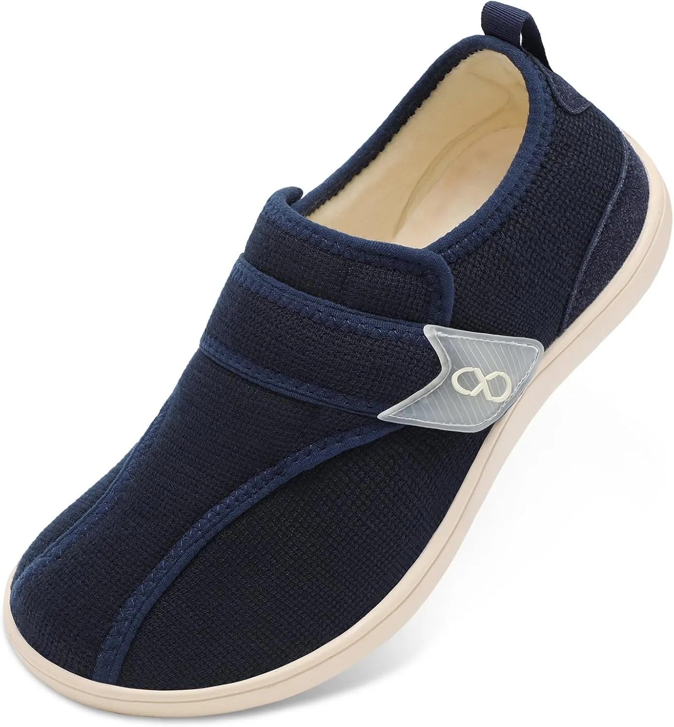 XIHALOOK Womens Slippers Wide Diabetic Shoes with Adjustable Strap for Diabetic Swollen Feet Outdoor Indoor Walking Shoes