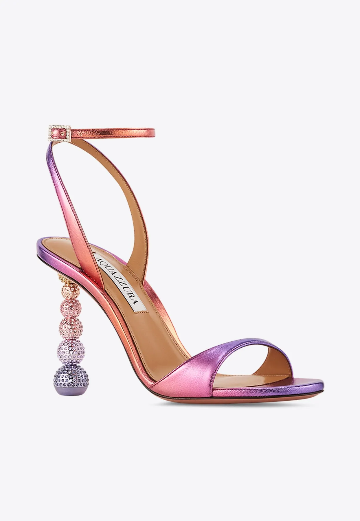 Yes Baby 95 Metallic Leather Sandals